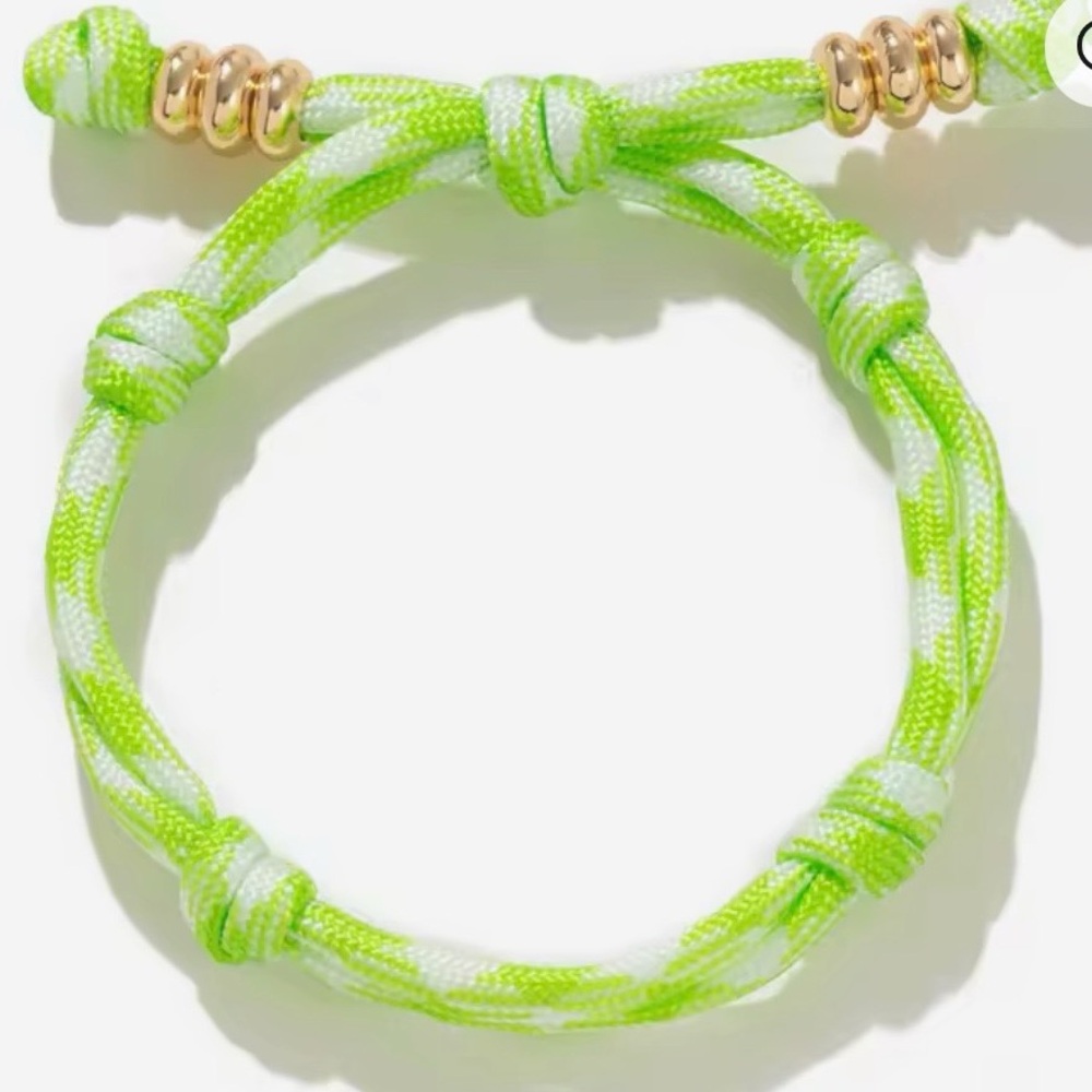 BaubleBar Bracelet Green and Gold Women's Bracelet